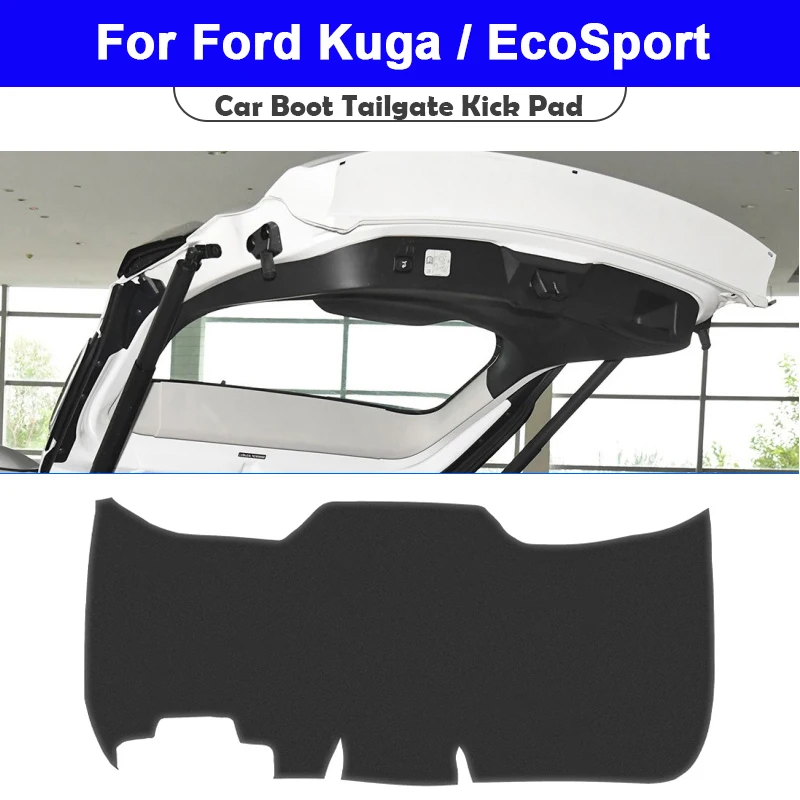 

Для Ford Kuga 2019-2025 EcoSport 2012-2025 автомобильный багажник задняя дверь Kick Pad кожаный противоударный антигрязный коврик для двери багажника защитный коврик