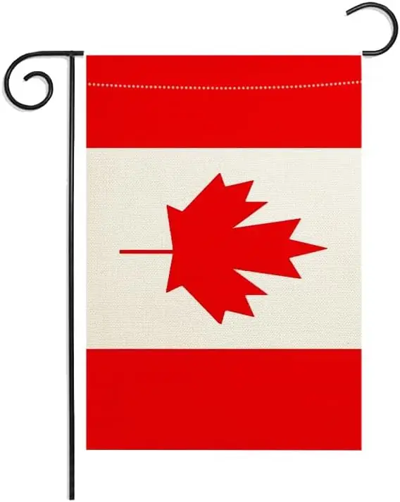 Canada Canadian Garden Flag,Garden Decoration Flag,Indoor and Outdoor Flags,Celebration Parade Flags,Anniversary Celebration CCL