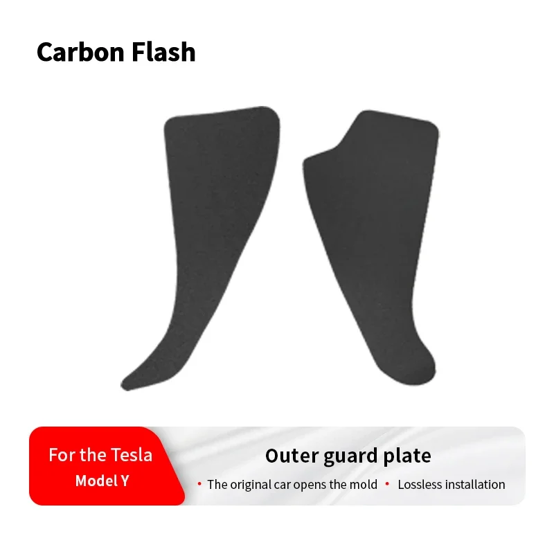 For Tesla 2021-2024 Model Y – Carbon Flash TPE Side Guards, Driver & Passenger