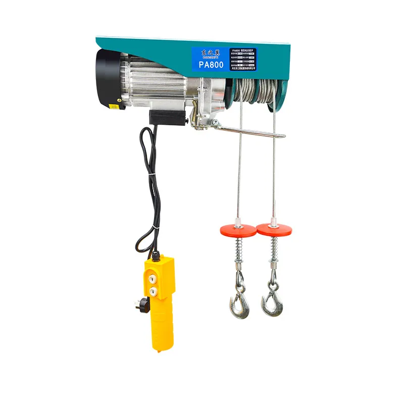 Twin Drum Electric Hoist Motor 220V Single Phase Auto Lifting Mobile Scaffolding Platform Driving Unit Double Reel Electric Winc