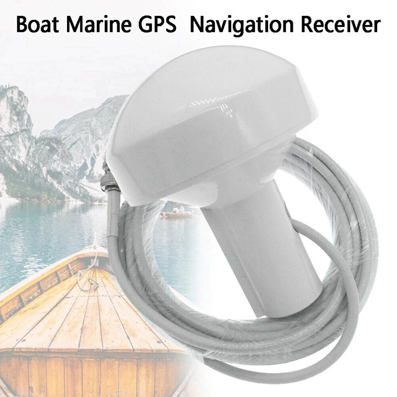 3X Ship GPS Active Marine Navigation Antenna 10M BNC Male Plug Connector