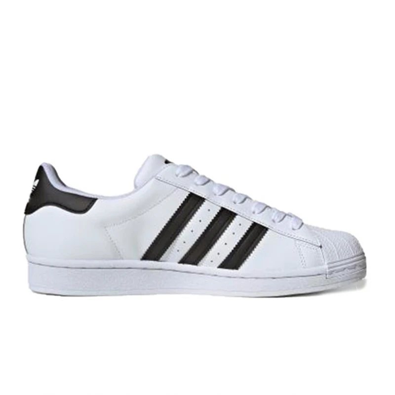 Adidas-sapatos clássicos de skate para homens e mulheres, calçados esportivos confortáveis, cor preto e branco, casual, original