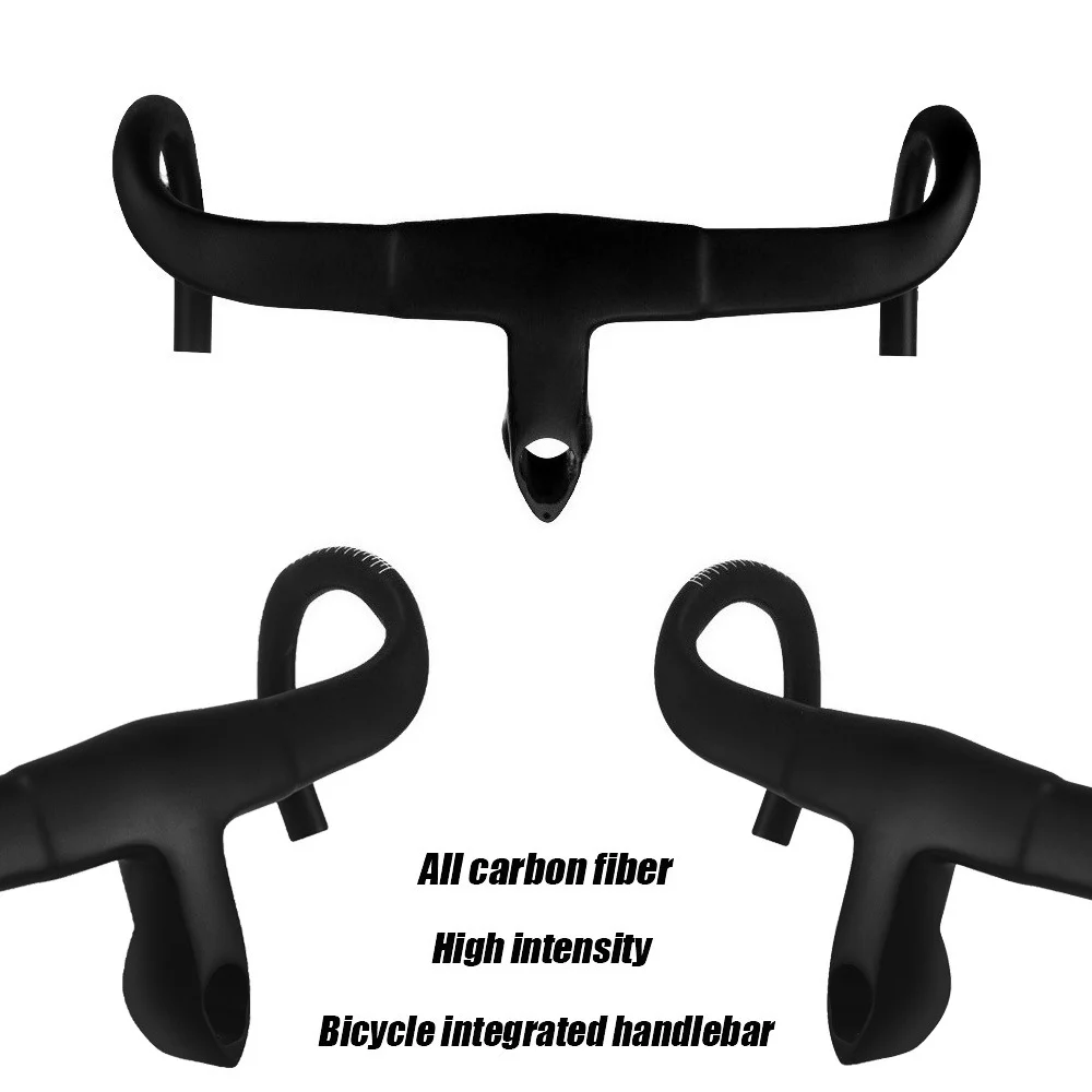 AliExpress PLATT-P Lightweight T800 Carbon Road Bike Handlebar for F12 F14 Series Internal Wiring Garmin Wahoo Mount Integrated Design