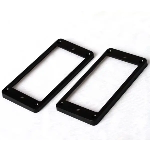 Electric Guitar Pickup Mounting Rings Black Plastic Frames for LP Compatible Guitars Pickup Eq Installation Support