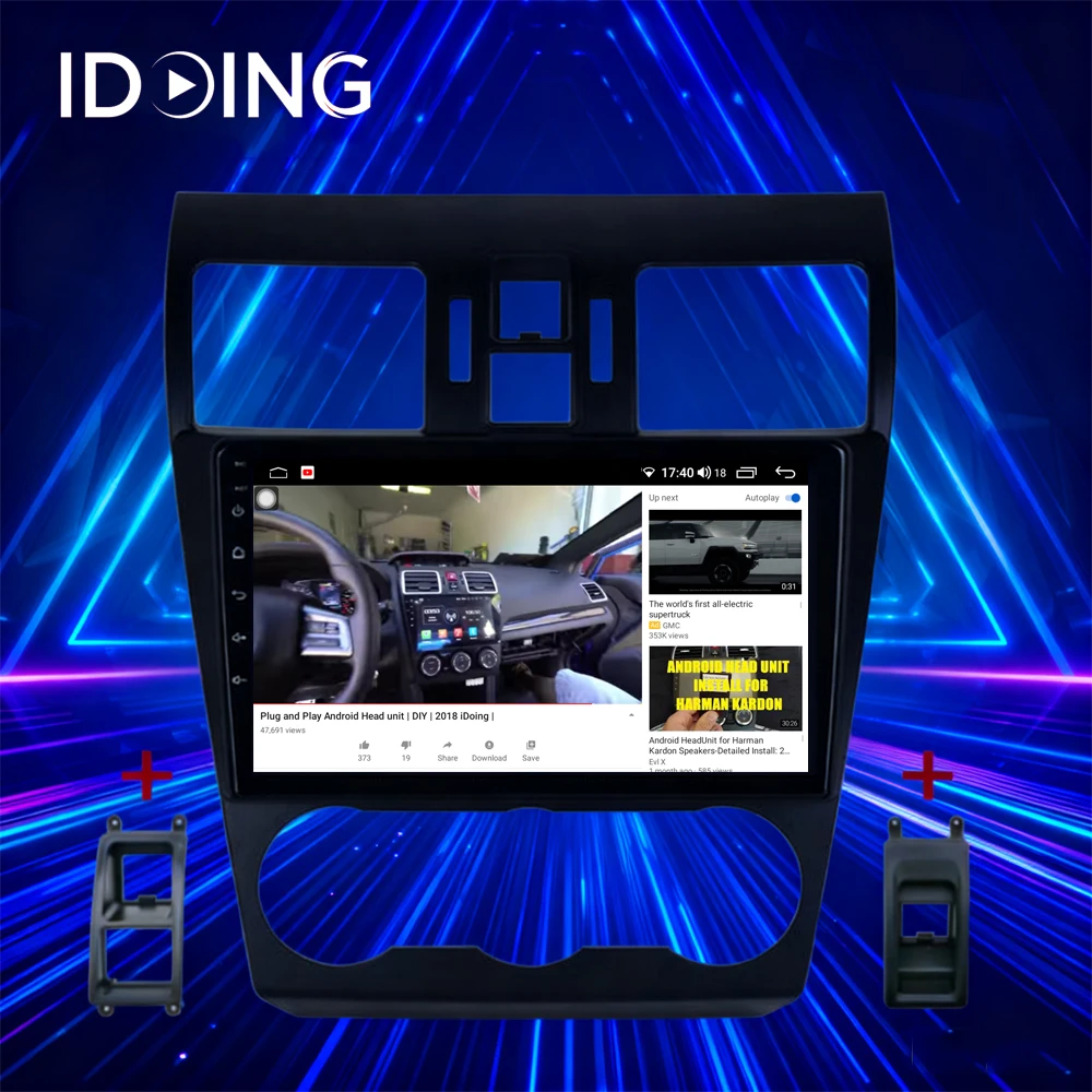 Idoing 9 inch Android Car Radio For Subaru WRX 2012-2015 Forester Impreza 4 SJ xv 2012 GPS Navigation Head Unit Plug And Play