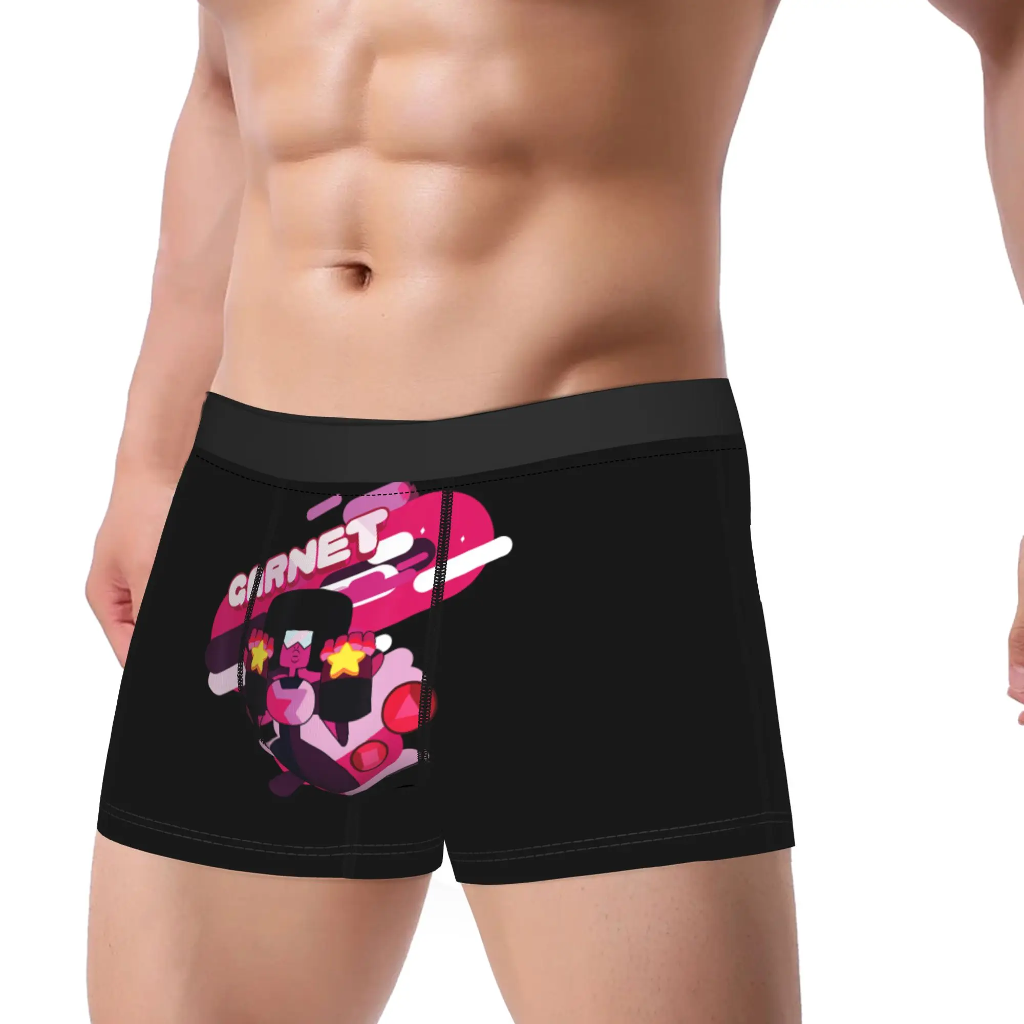 Sexy Boxer Garnet Power Shorts Panties Briefs Men Underwear Steven Universe Breathable Underpants for Male S-XXL