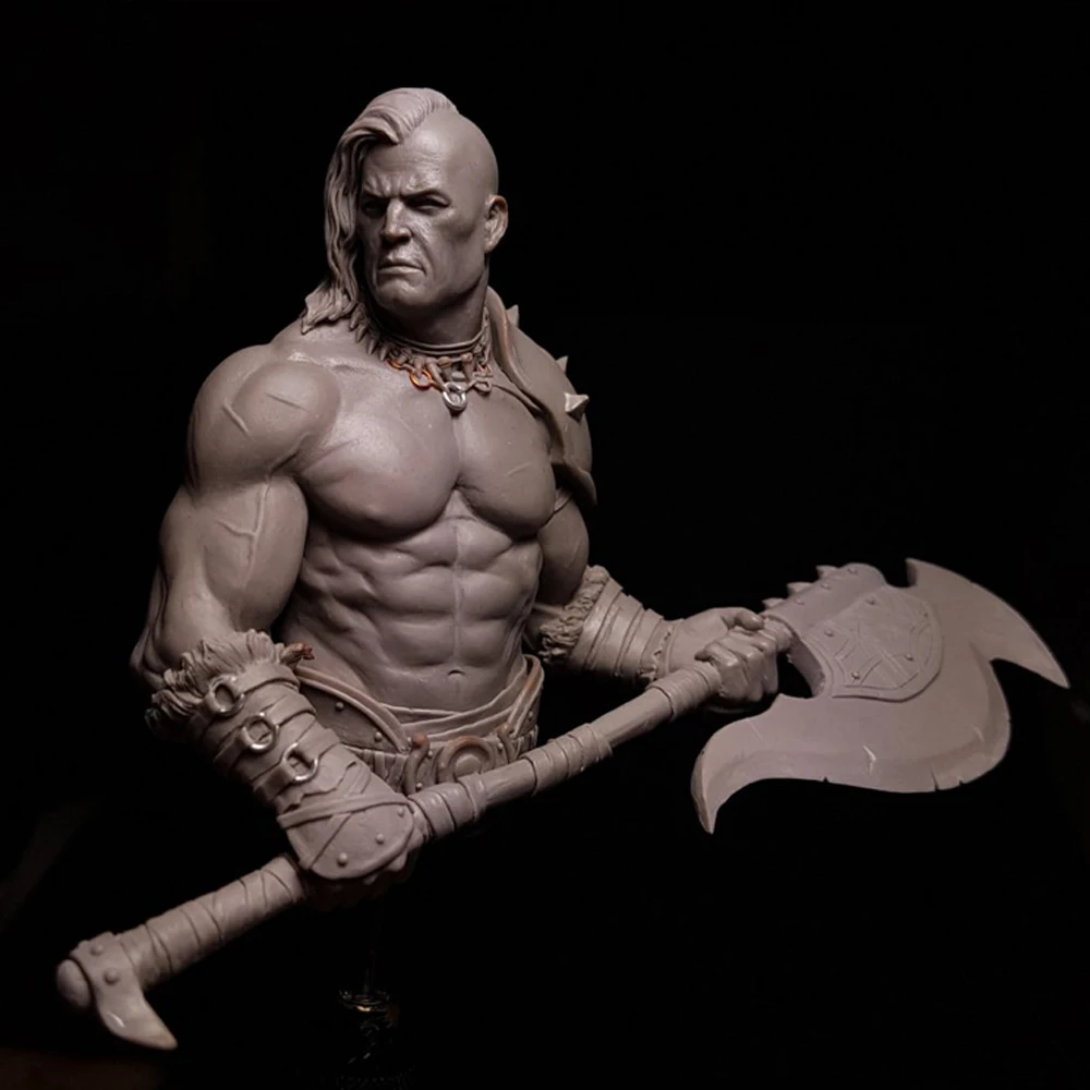 Resin Model figure Bust, 1/12 Solak, Tribal warrior, GK, Unassembled and unpainted kit