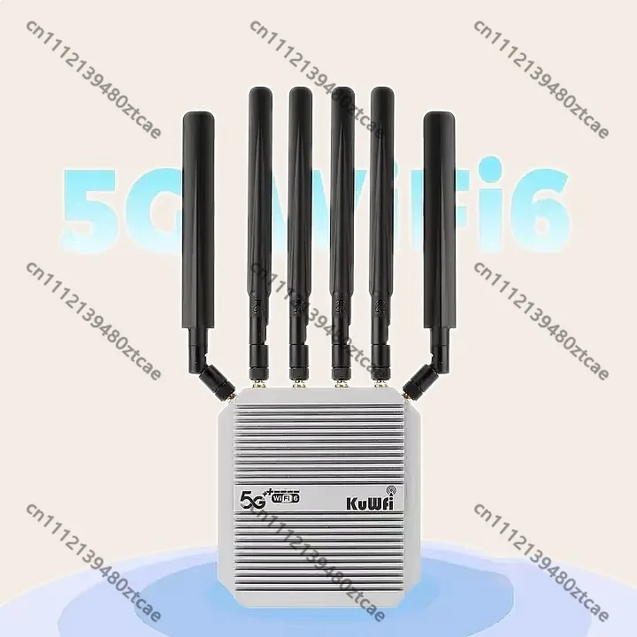 3000Mbps 5G LTE Wireless Router 2.5G Port SIM Card Slot NSA SA Outdoor 360° Coverage WiFi Router