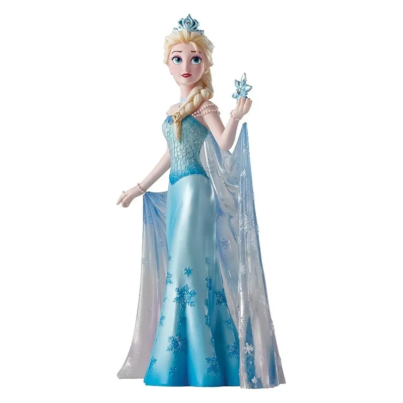 Figurine Disney la reine des neiges raiponce Jasmine blanche-neige, jouet en résine, ornements, poupée, décoration de salle, modèle d'action Anime, cadeau pour enfants, 20cm