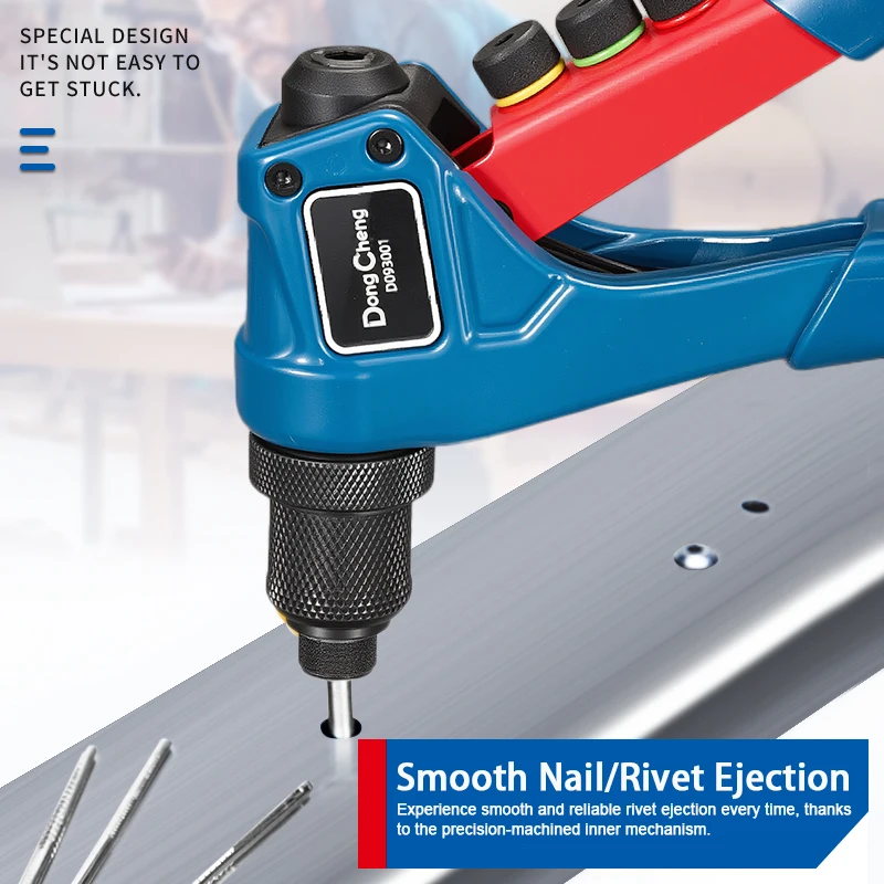Профессиональный заклепочный пистолет с двойной ручкой, ручной высокочастотный трудосберегающий инструмент для затяжки и заклепок листового металла и труб