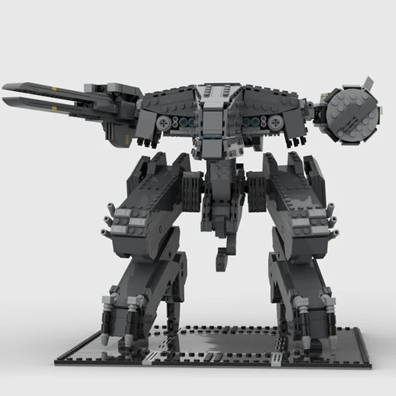 MOC-Briques de construction, modèle d'arme militaire, engrenage en métal, technologie Mecha, blocs modulaires, cadeaux, jouets pour enfants, ensembles de bricolage, assemblage