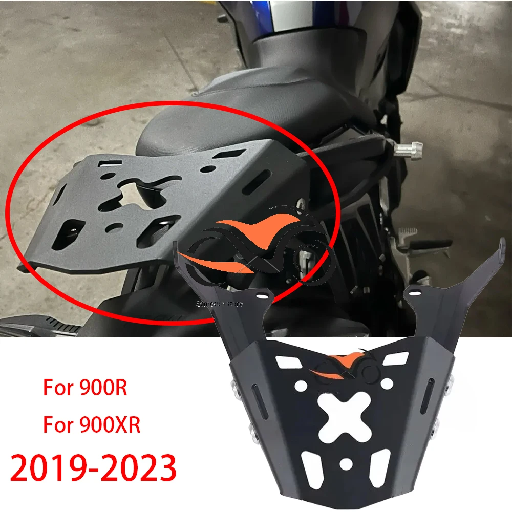 Motorcycle Modified Rack Rear Trunk Frame Aluminum Alloy Rear Armrest Tail Wing Dedicated For BMW F900R F900XR XR F900 2019-2023