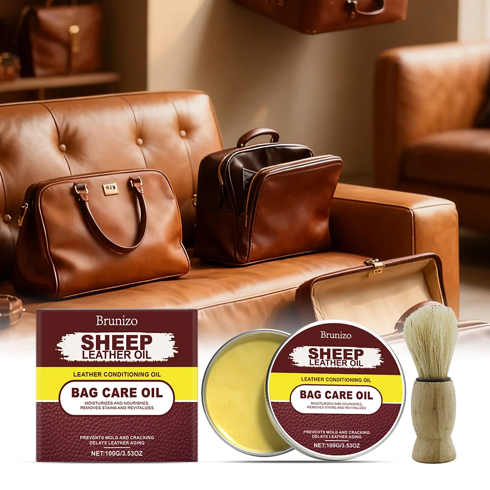 

Waterproof Leather Protector Balm Long-Lasting Waterproof Protection Softening Stiff New Leather Boots