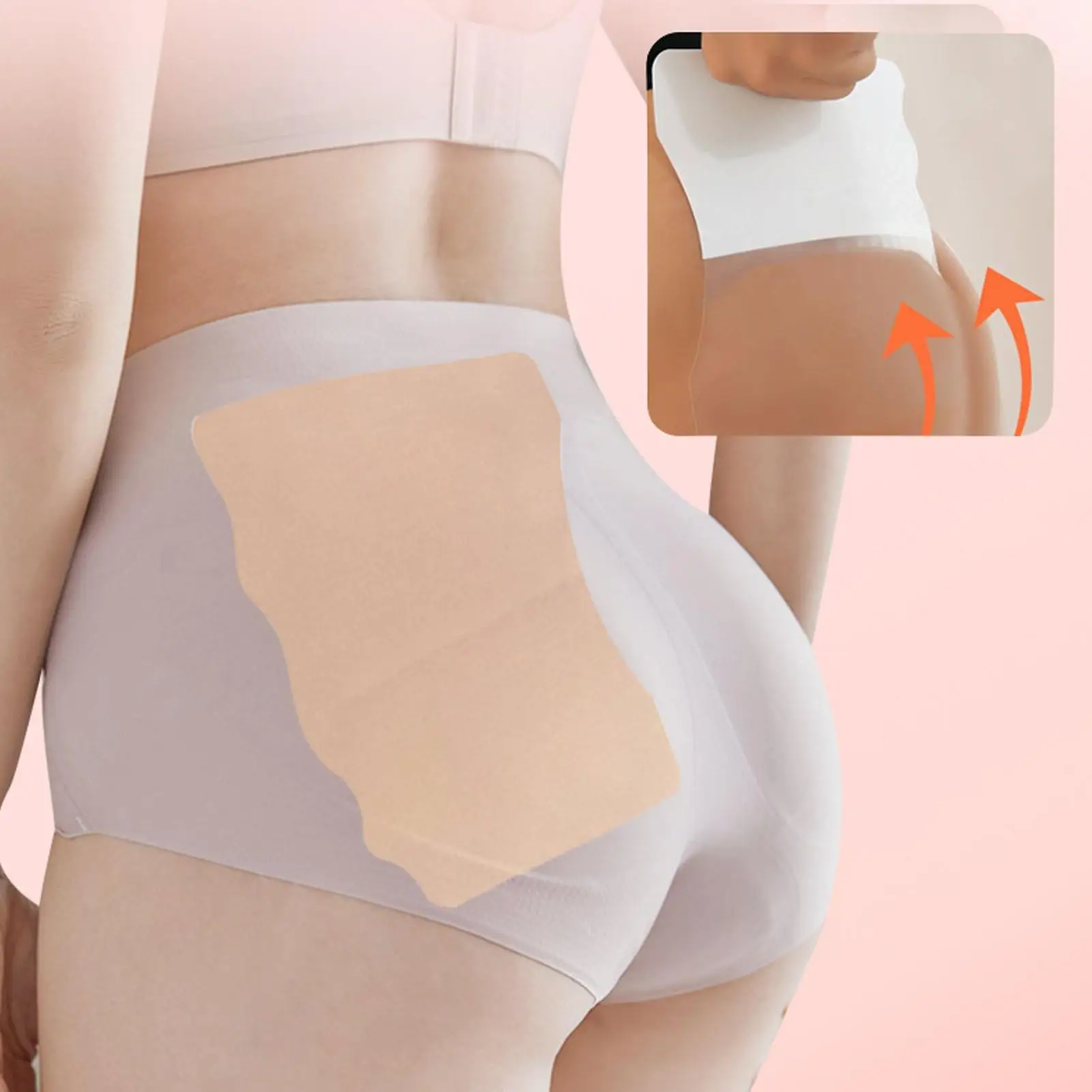 2pcs Waterproof Hip Lift Tapes - Reusable Sweatproof Breathable Comfortable Butt Shaping Patches for Enhanced Curves