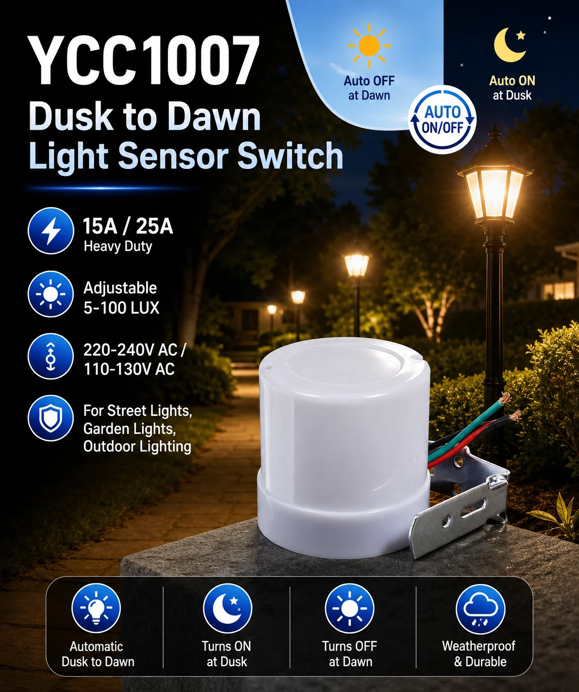 interruptor-com-sensor-fotoeletrico-a-prova-d'Agua-de-alta-potencia-25a-110v-220v-para-deteccao-automatica-de-aproximacao-em-iluminacao-de-seguranca