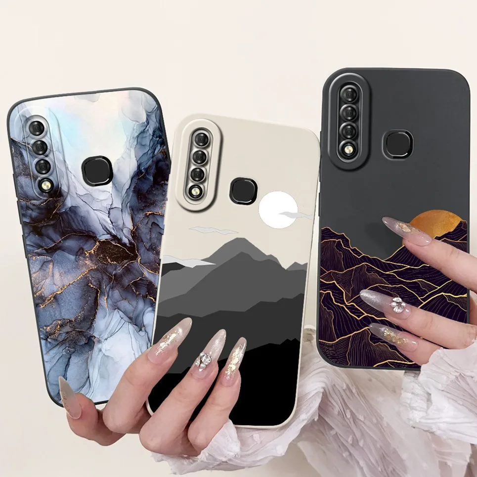 For Infinix S4 X626 X627 Smart 3 Plus smart 3+ Phone Back Cover Luxury Fashion Pattern Silicone Funda Matte Soft Bumper X626 image 6