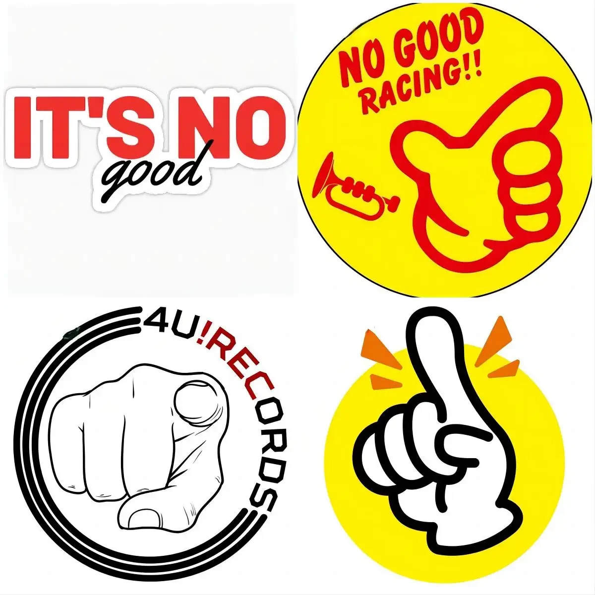 

Car Stickers No Good Japanese Sticker Die Cut Vinyl Racing Waterproof Graphics Styling Decoration