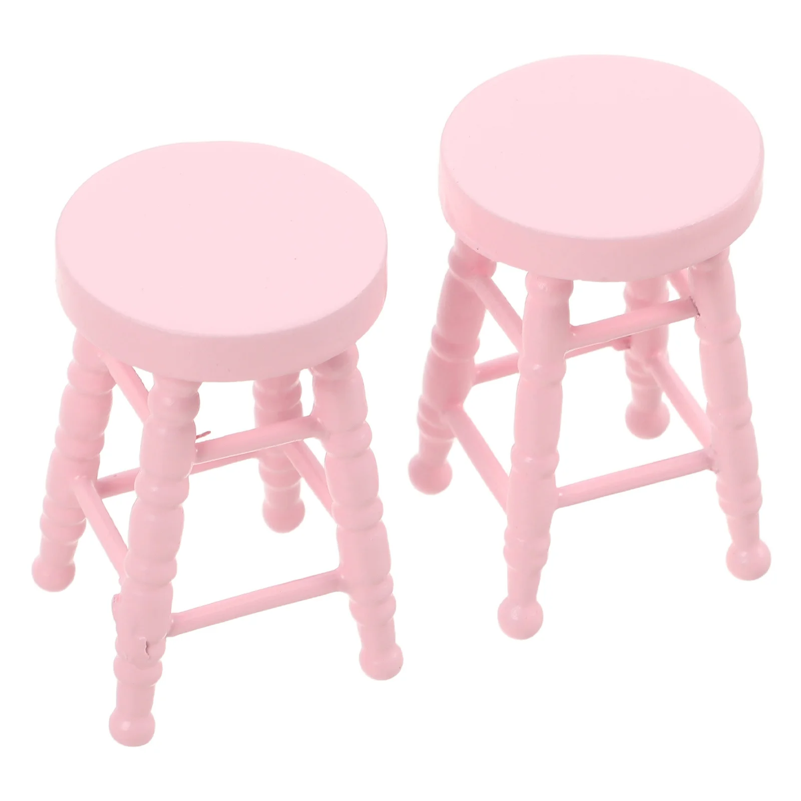 미니어처 가구 모델 장난감 원목 집 음식 놀이 의자 공예용