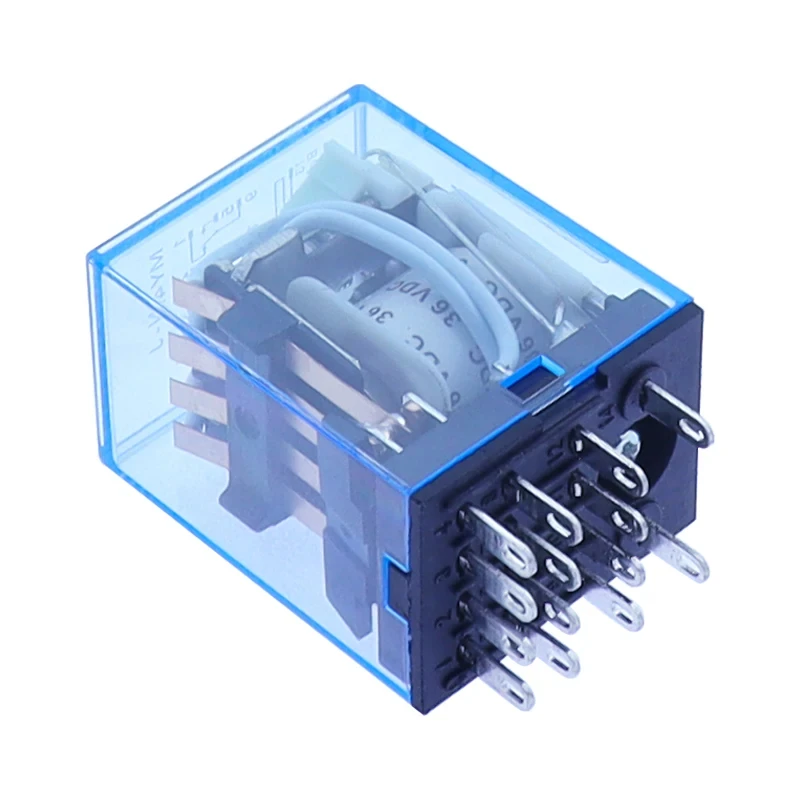 1PCS MY4NJ Relay HH54P MY4N-J 14 Pin AC/DC 12V 24V 36V 48V 110V 220V 380V Mini Relay Intermediate Electromagnetic Relay