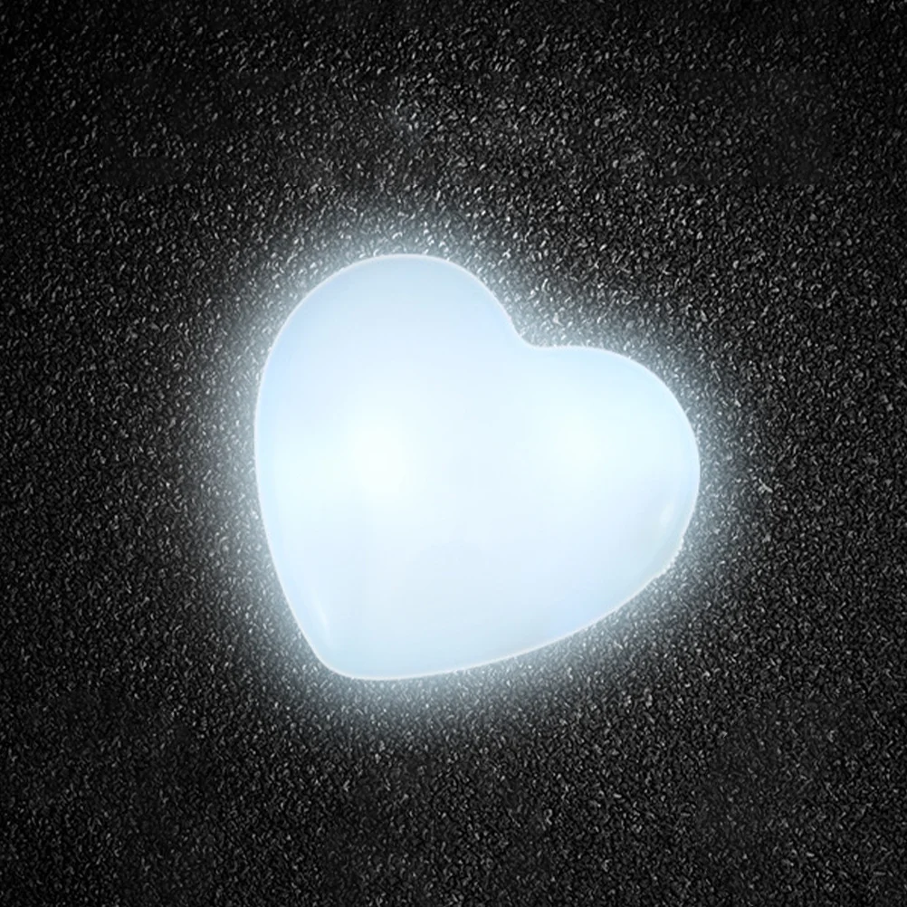 2 قطعة أضواء حقيبة اليد اللمس شكل قلب حقيبة صغيرة مصباح للمرأة اكسسوارات النساء ضوء للمحفظة في ليلة حقيبة ضوء Led