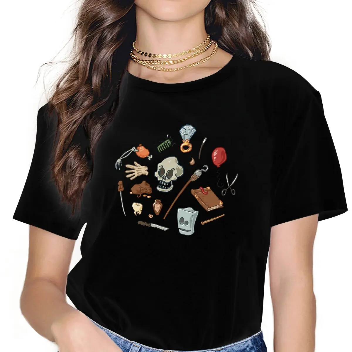 Monkey Island The Curse T Shirt Harajuku Homme Women's Tshirt O-Neck