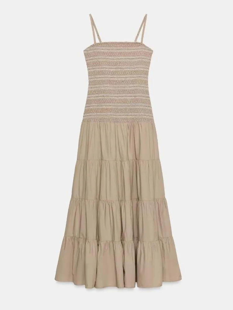 

Однотонное летнее женское платье без рукавов на бретельках, сексуальное, с открытыми плечами и спиной, с завышенной талией, А-силуэт, длинное, для вечеринок, Vestidos