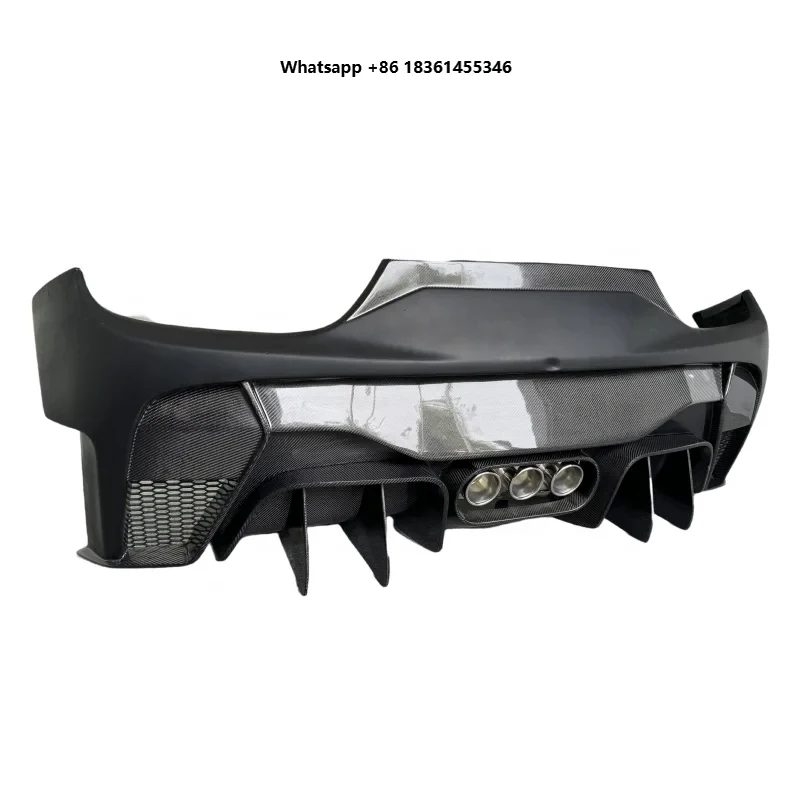 

Carbon Fiber Rear Bumper, Exhaust Pipe & Body Kit