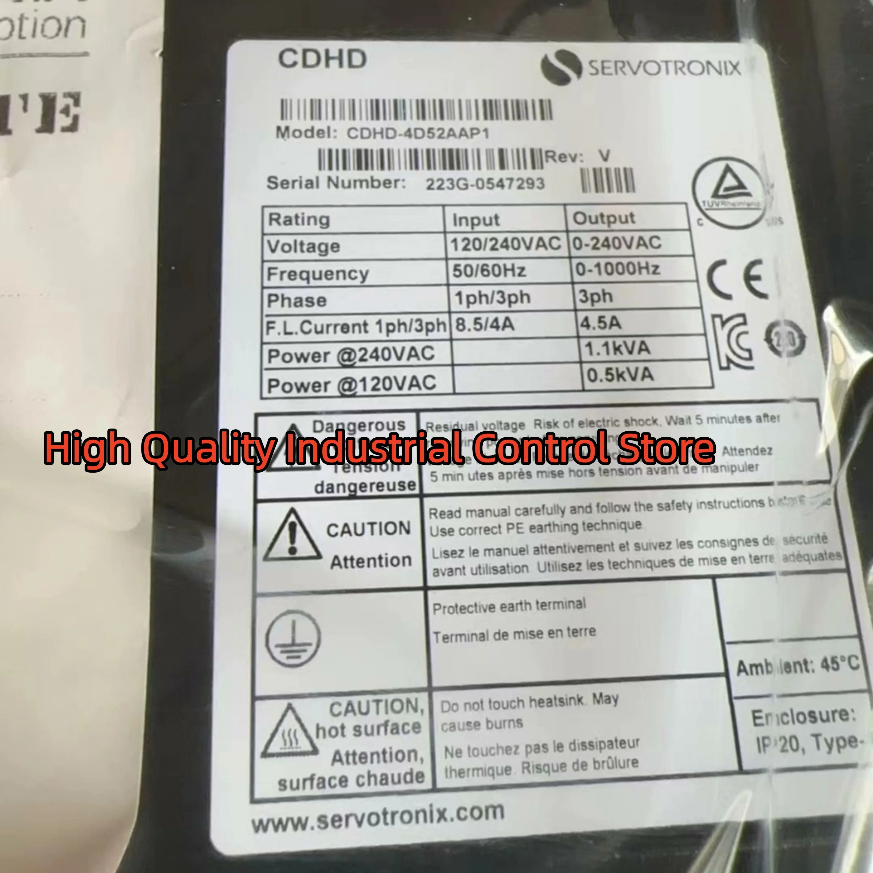 

Сервопривод CDHD-4D52AAP1, новый