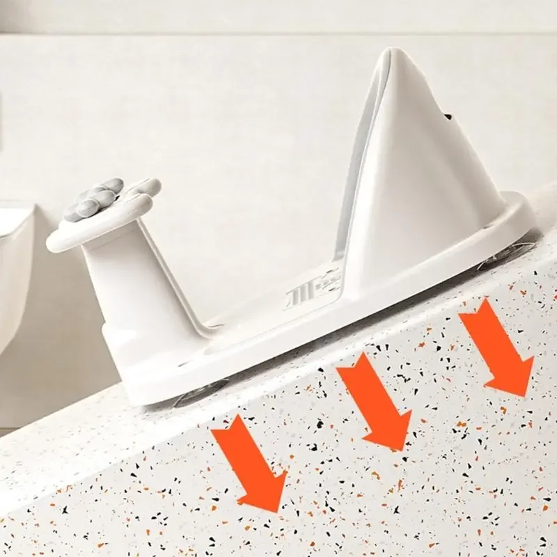 Tragbare Baby-Badesitze mit rutschfestem Design und verstellbarer Rückenlehne, sicherer Badestuhl für Kleinkinder ab 6 Monaten,