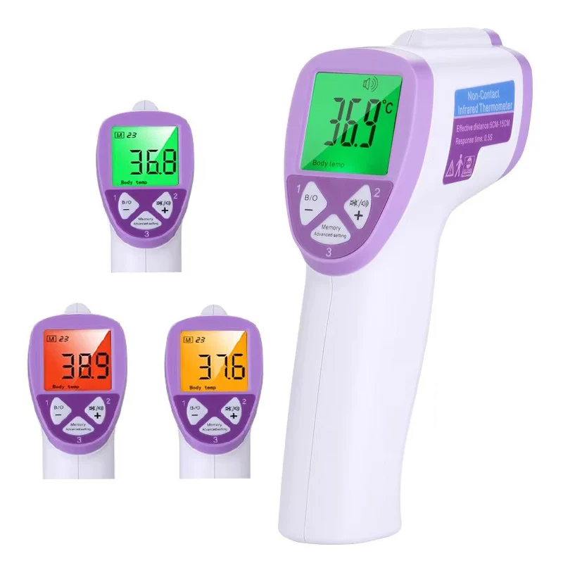 

Medical Infant Baby Adult Thermometer Electronic Digital LCD Portable Non Contact Body Fever Infrared IR Forehead Thermometer