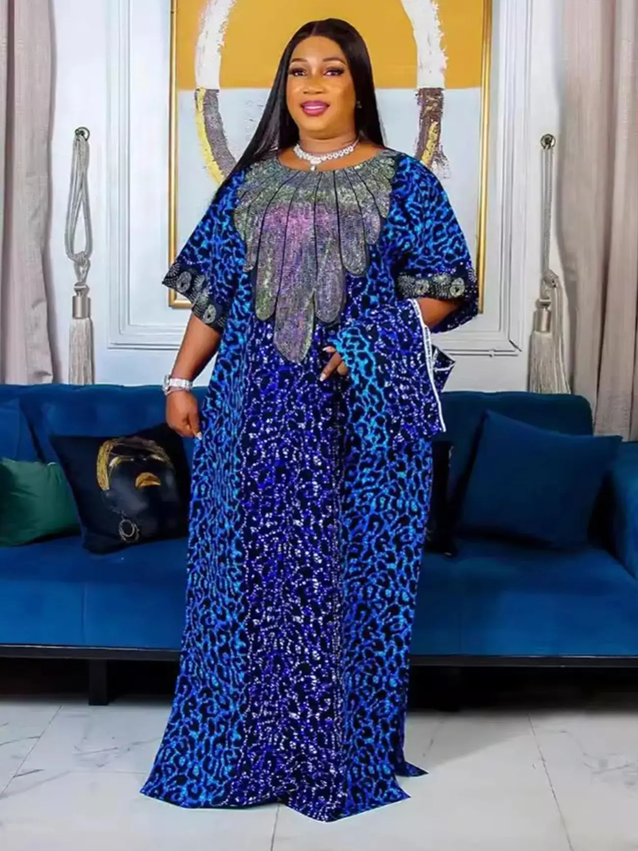 African Dresses for Women Traditional Africa Clothing Dashiki Ankara Outfits Gown Abayas Robe Muslim Kaftan Maxi Long Dress 2024