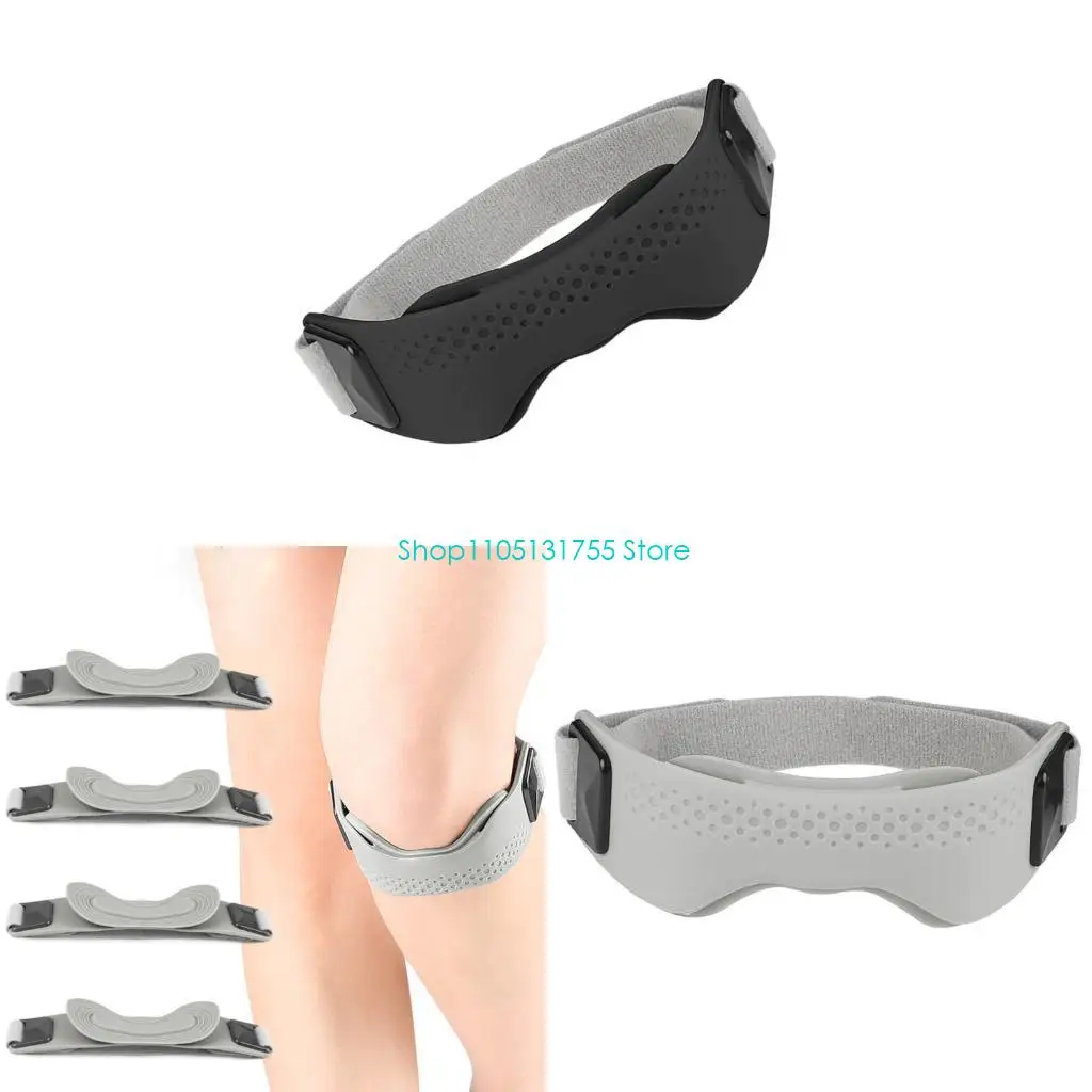  Sports Grade Adjustable Knee Brace Knee Support Strap Impact Absorption During Basketball Tennis Workouts
