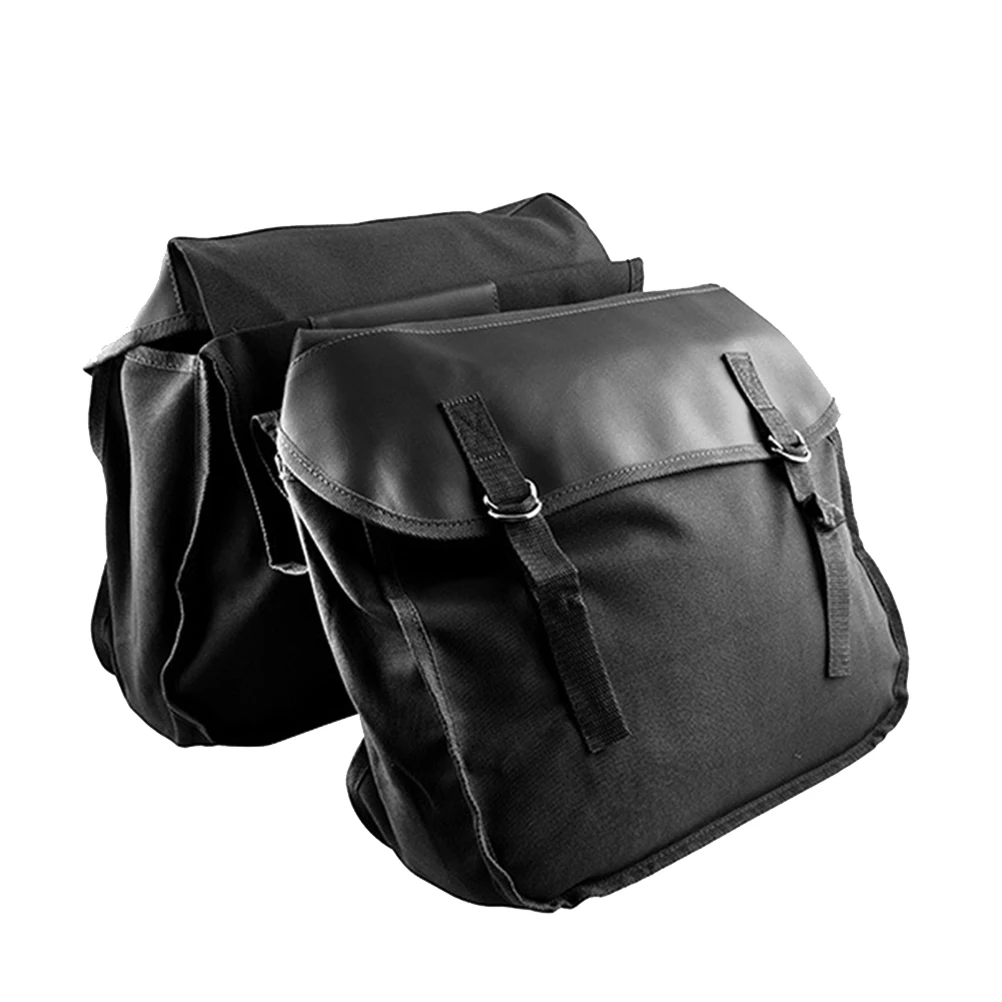 

Cycling Bag Canvas Saddle Rear Rack Motorcycle Bike Accessories Carrier Bicycle Cargo