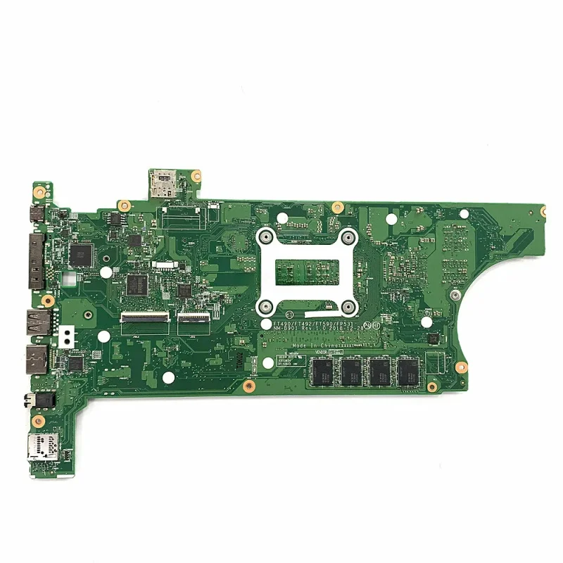 For ThinkPad T590 T490 P53S P43S Laptop Motherboard 01YT443 I7-8665U 16GB RAM NM-B901 100% Fully Tested