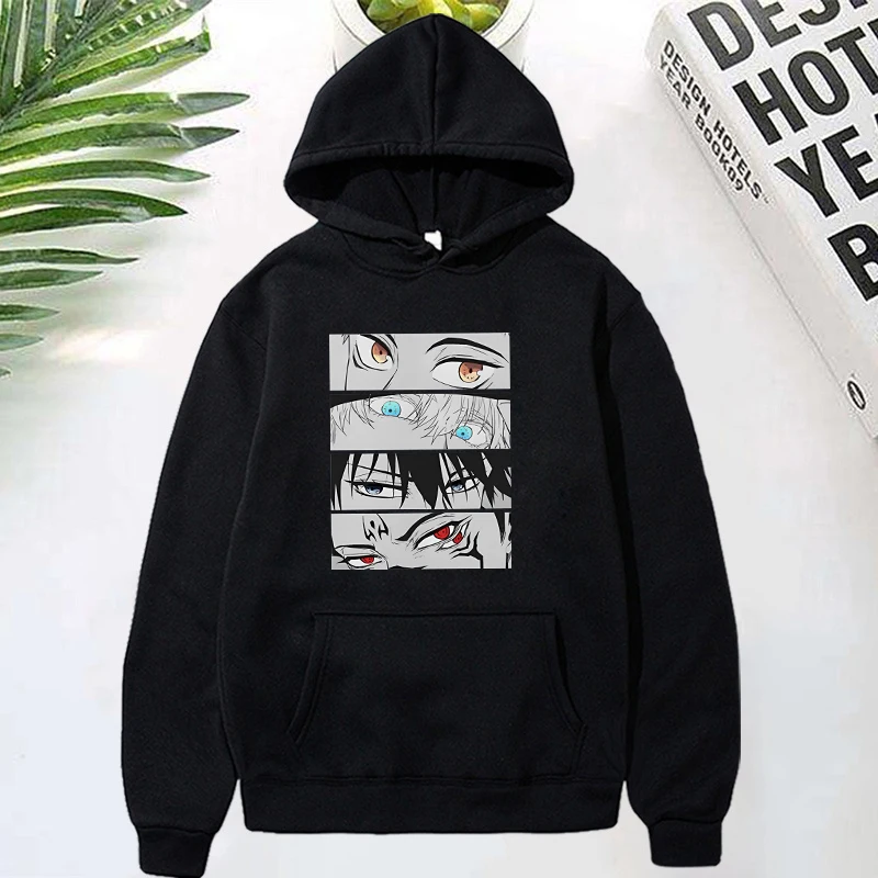 Hot Japanese Anime Printed Women And Men Hoodies Loose Pullover Hooded Plus Size Autumn And Winter Long Sleeve