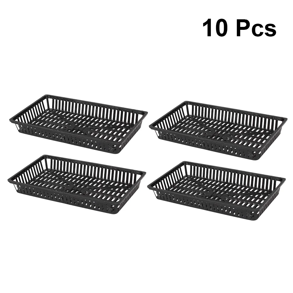 

10pcs Plastic Plants Baskets Practical Water Grass Planting Rack for Aquarium Fish Tank Water Grass Basket