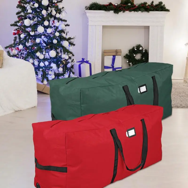 Christmas Tree Storage Bag Christmas Tree Storage Bags With Wheels Heavy Duty Packaging Bags For Moving Clothes/Christmas Tree