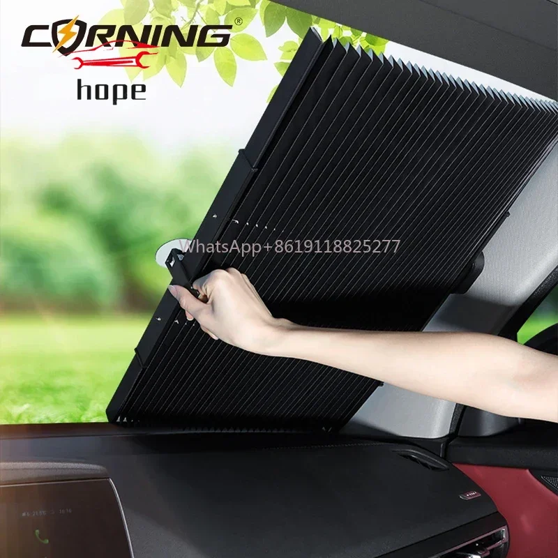 

Car Retractable Windshield Sunshade Folding Front Rear Window Sun Shade UV Blocking Summer Protective