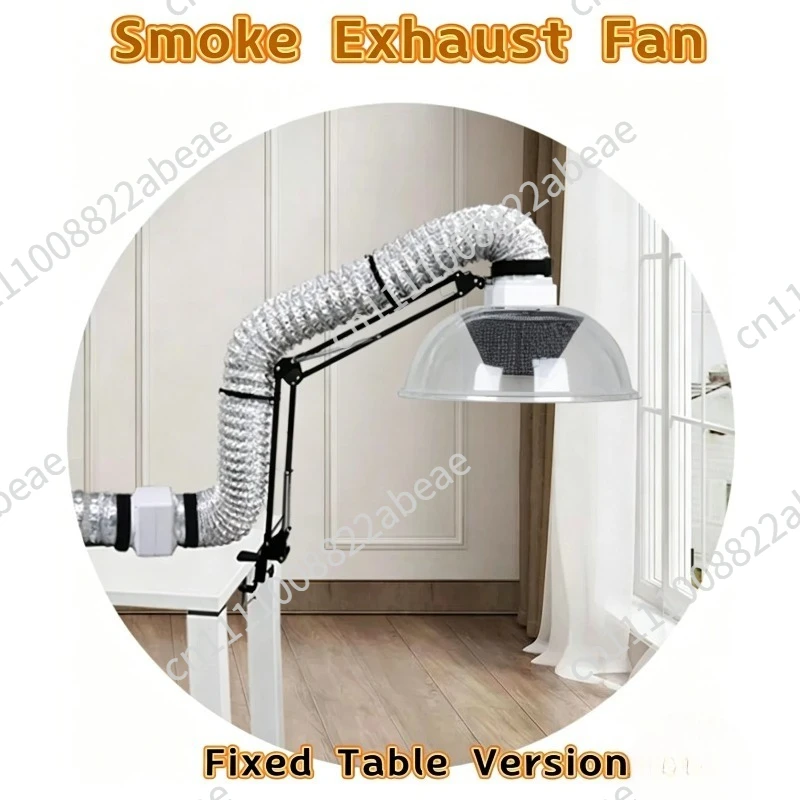Household Smoke Exhaust Machine Barbecue Hood Kitchen Exhaust Smoke Machine Hot Pot Air Cappa Aspiratirce Extractor