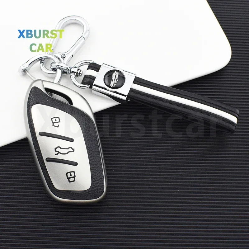 3 button Car Key Cover Case Shell Fob Holder For MG ZS EV MG6 EZS HS EHS 2019 2020 For Roewe RX5 i6 i5 RX3 RX8 ERX5 Accessories