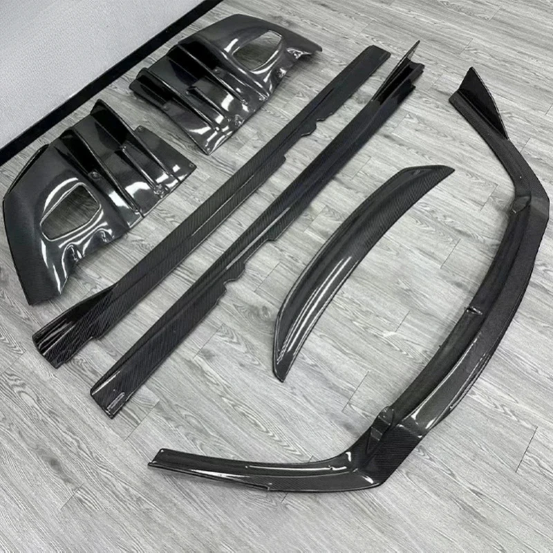 

Premium Car Accessories F12 2013-2017 Body Kit DMC Style Carbon Fiber Front Lip Side Skirts Spoiler Durable