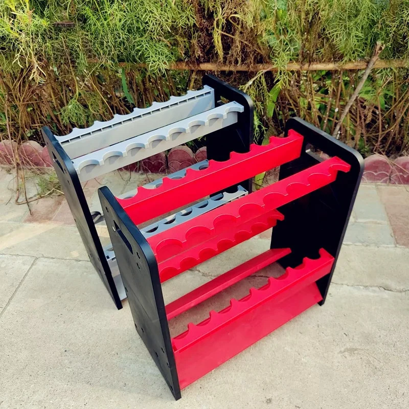 

Новая пластиковая 2-слойная прочная расширяемая стойка для хранения рыбалки, стойка для удочки, подставка, аксессуары для рыбалки