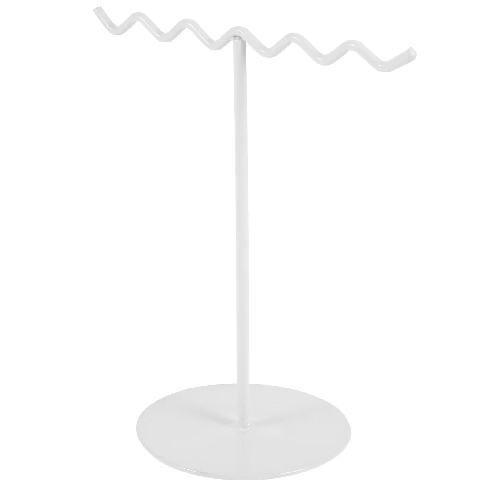 

Wrought Iron Jewelry Rack Desktop Display Stand for Earrings Necklaces Bracelets Pendants Rings Organizer Rotatable Minimalist