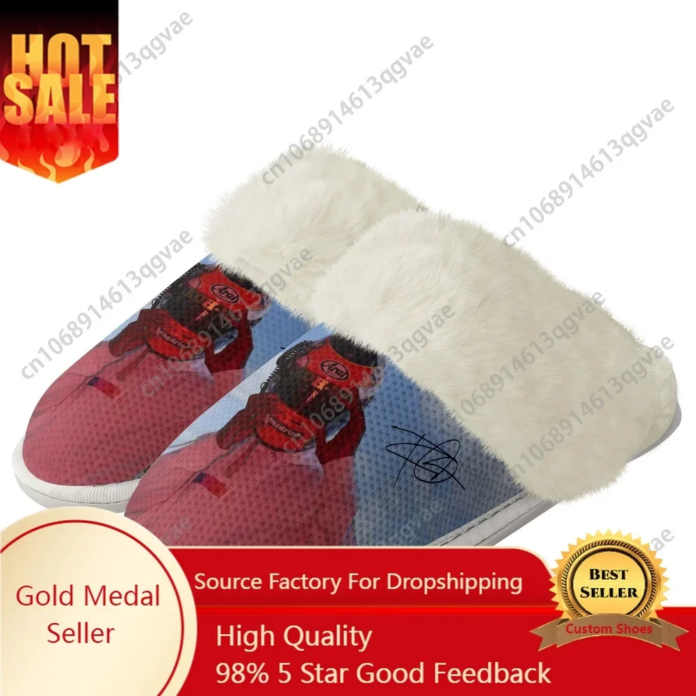 

Frank American Singer Ocean Blond Plush Slippers Keep Warm Shoes Mens Womens Home Cotton Bedroom Custom Thermal Light Slipper