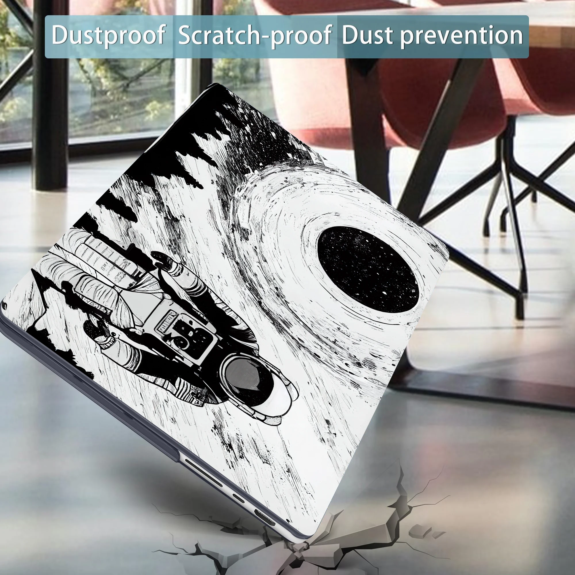 Laptop Case for MacBook Air 15 M4 2025 Case M3 Air 15.3 13.6 Hard Shell for MacBook Pro 13 14 16 M1 M2 M3 Astronaut Print Shell