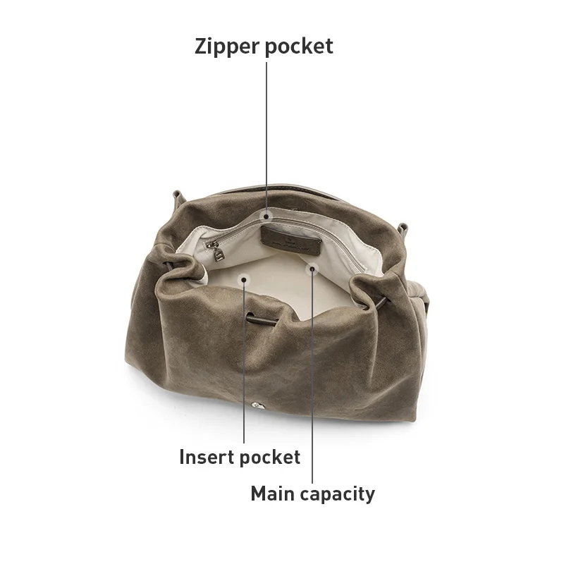 LA FESTINแบรนด์เดิมกระเป๋าสตรี2025ใหม่แฟชั่นหนังไหล่Crossbodyกระเป๋าขนาดใหญ่ความจุกระเป๋าLadyกระเป๋าถือ