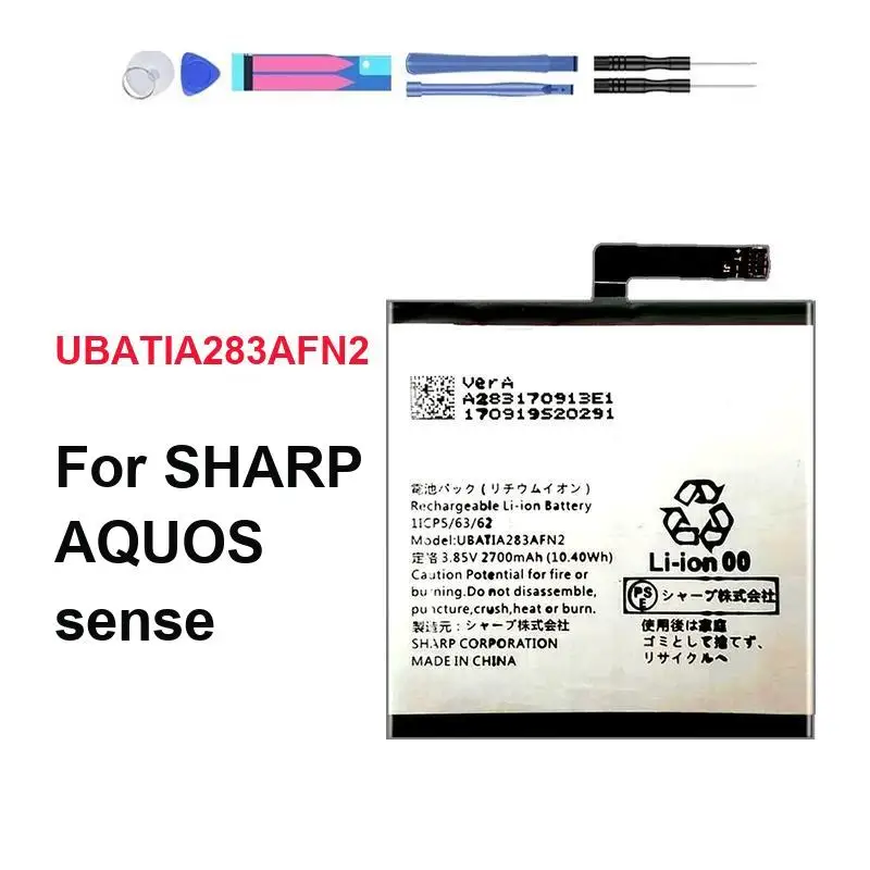 

Replacement Battery 2700mAh For SHARP AQUOS Sense UBATIA283AFN2 Mobile Phone bateria batteries + Track code