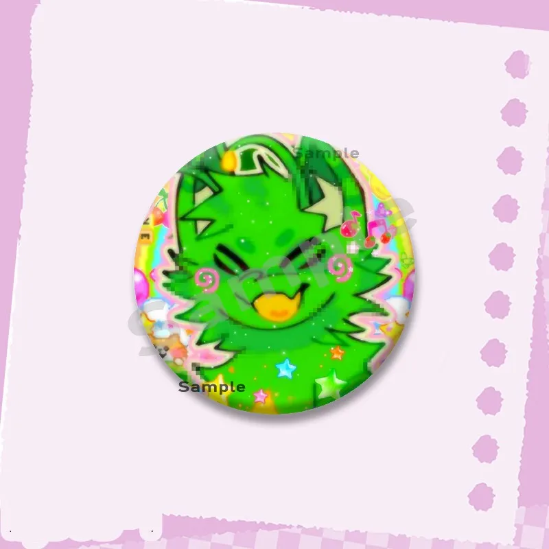Rawr Xd Ästhetische Emaille-Pins Y2K Lustige Cartoon-Figuren Abzeichen Modeschmuck Accessoires Runde Snap-in Brosche für Rucksack – Detail 13