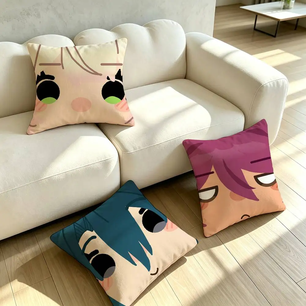 T-The Music Freaks W-Web Series Square Double-Sided printed Pillow Case Bedroom Bedside Pillow Sofa Cushion Cover