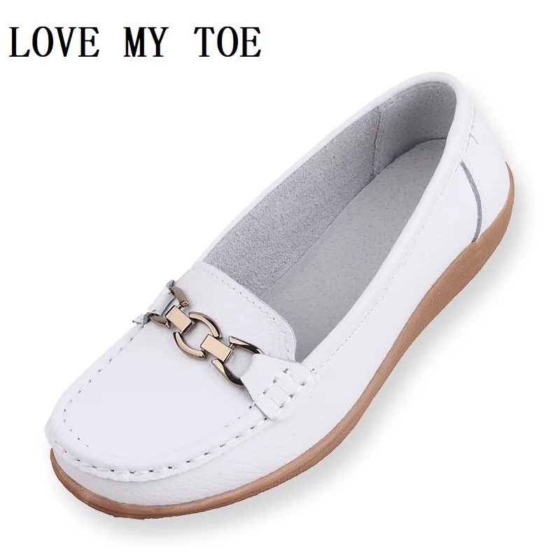 

2024 Casual Genuine Leather Breathable Mother Woman Flat Shoes For Women Loafers Chaussure Femme Ladies Trainers Zapatos Mujer